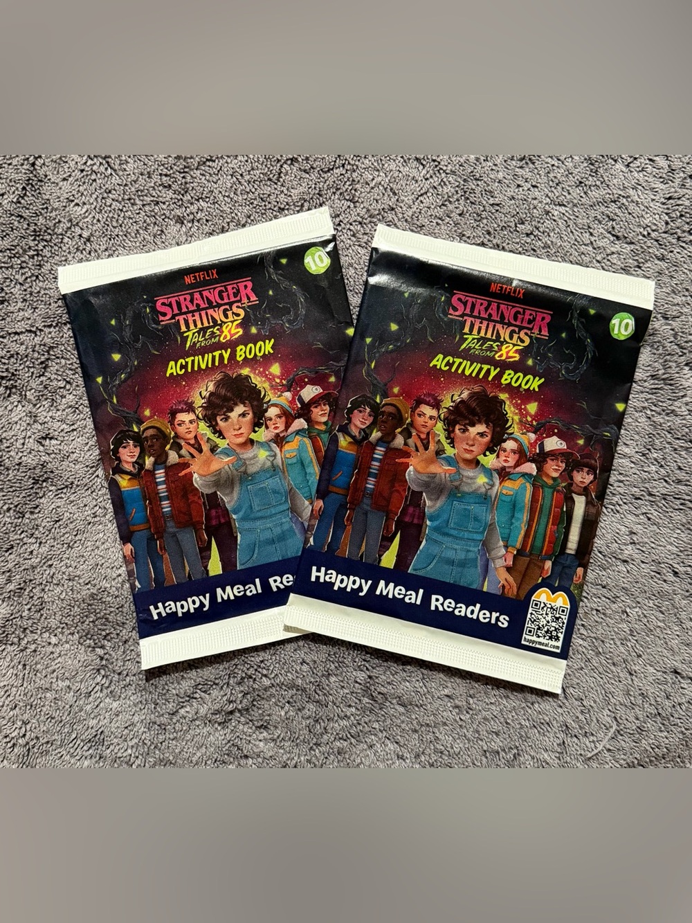 McDonald’s Happy Meal #10- Stranger Things Activity Book (2 Count)